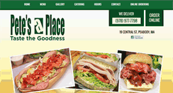 Desktop Screenshot of petesaplace.com